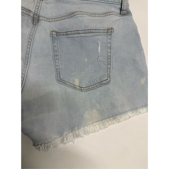 H&M Light Blue Denim Shorts Size 10 See Description - Picture 6 of 7